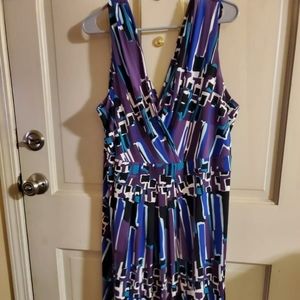 Merona Plus Size 2 purple and blue Dress!